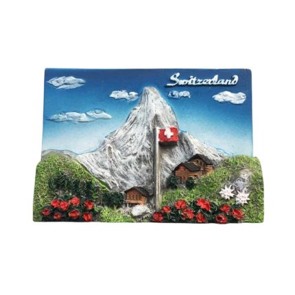 matterhorn mountain switzerland fridge magnet – 3d alpine village travel souvenir for mountain enthusiasts