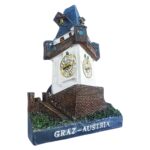 graz uhrturm tower fridge magnets – austrian heritage souvenir & medieval cityscape decor