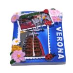 verona italy fridge magnet – romantic travel gift & decorative memo board accent
