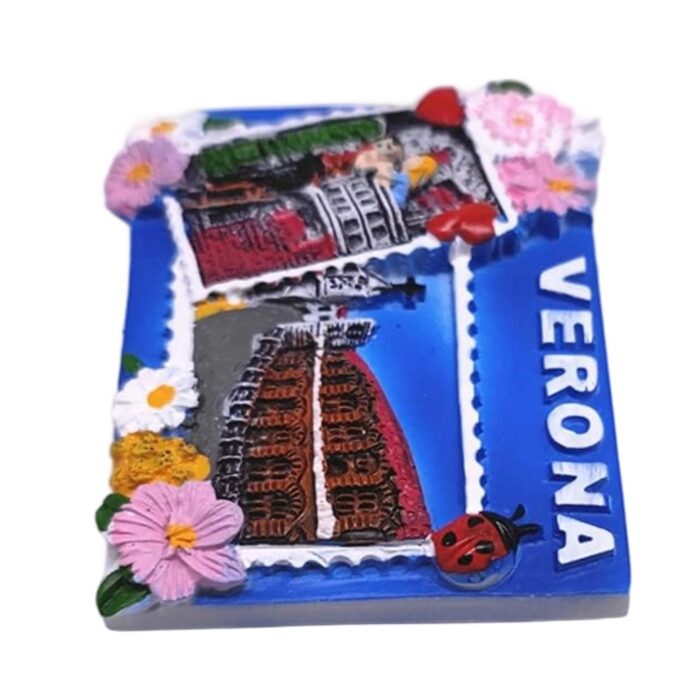 verona italy fridge magnet – romantic travel gift & decorative memo board accent