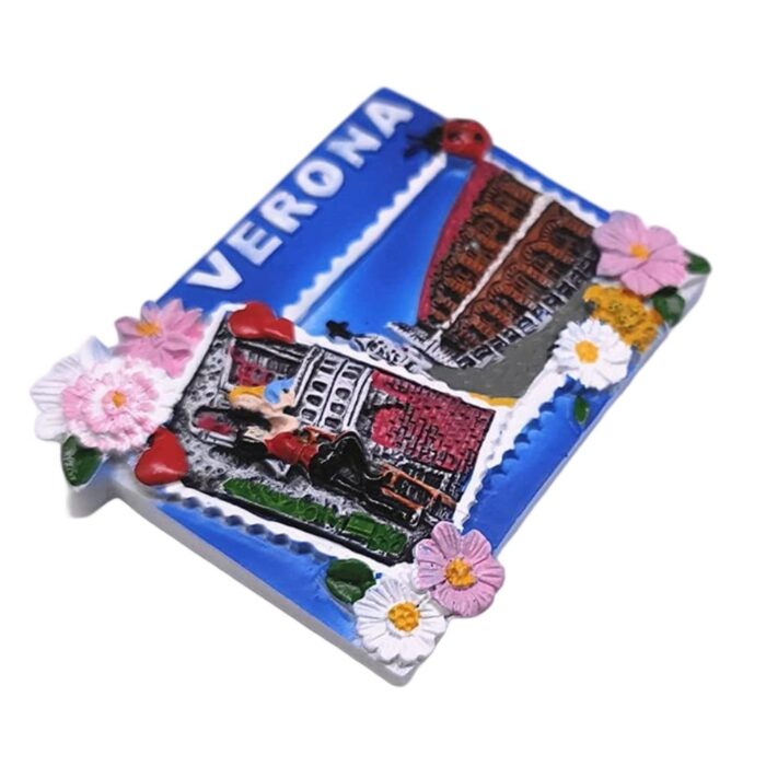 verona italy fridge magnet – romantic travel gift & decorative memo board accent