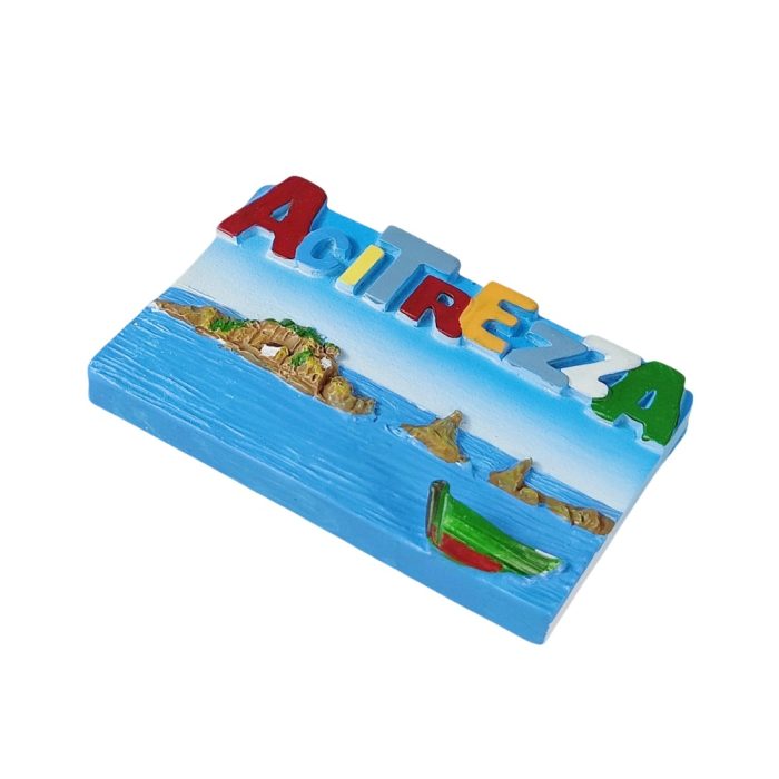 aci trezza sicily italy fridge magnet – coastal rock islands scene travel souvenir gift & seaside decor