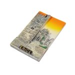 erice sicily italy fridge magnet – sunset cathedral scene for historic travel souvenir & rustic wall decor