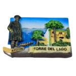 torre del lago italy fridge magnet puccini tribute by the lake, classical music & travel collectible