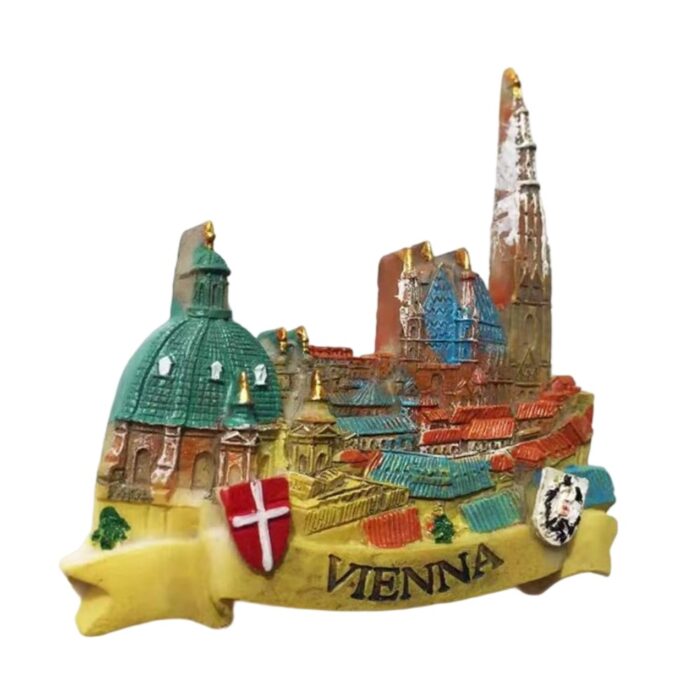 vienna austria cityscape fridge magnets – historic architecture souvenir & european landmark decor