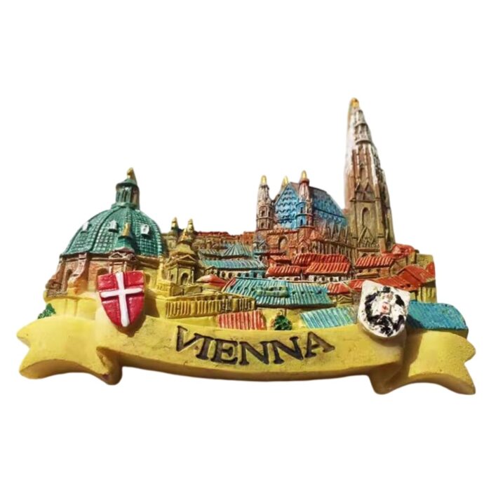 vienna austria cityscape fridge magnets – historic architecture souvenir & european landmark decor
