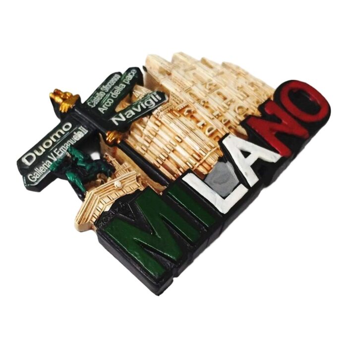 milano italy cathedral fridge magnet – city souvenir for travel lovers & fridge collection