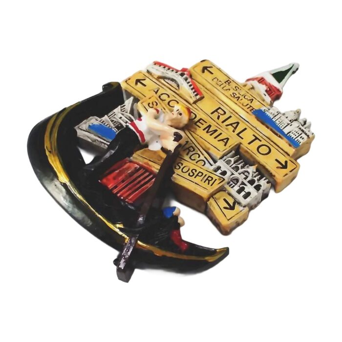 venice italy direction sign fridge magnet – gondola adventure souvenir & board decoration