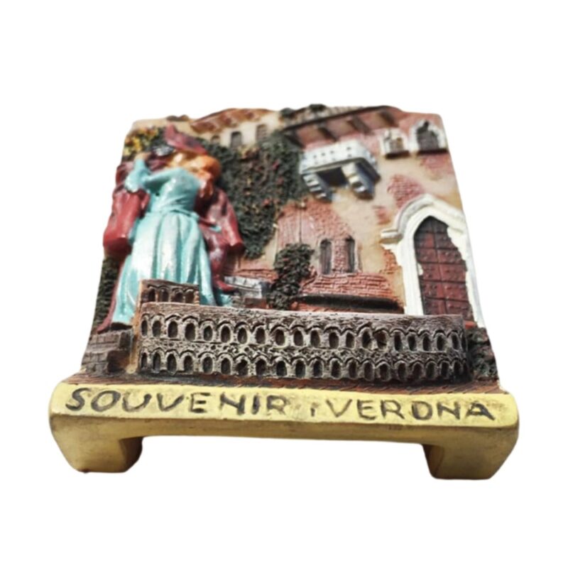 italia fridge magnet – gondola with venice, milan, pisa & rome in one – grand italian icons collection & tourist gift magnet