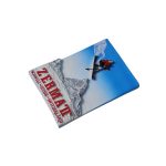 zermatt switzerland skiing fridge magnet – extreme sports travel souvenir with matterhorn mountain scene