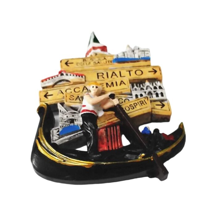 venice italy direction sign fridge magnet – gondola adventure souvenir & board decoration