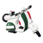 italy scooter fridge magnet – italian flag colors motorcycle design for retro travel souvenir & fridge decor