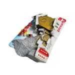zermatt mountain rescue helicopter fridge magnet – snowy swiss alps travel souvenir & adventure decor