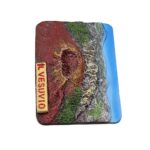 mount vesuvius italy fridge magnet volcano souvenir for nature lovers, travel collectible