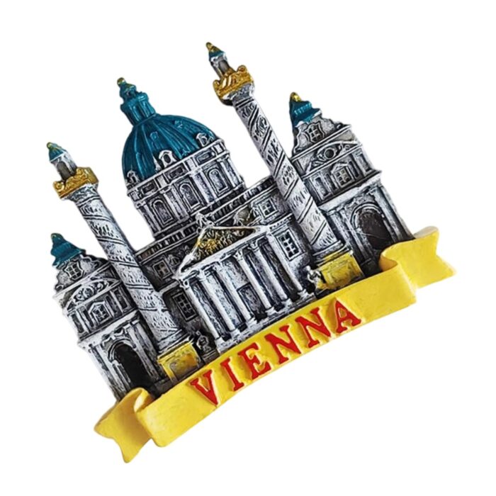 vienna austria fridge magnet classic architecture landmark & elegant fridge display