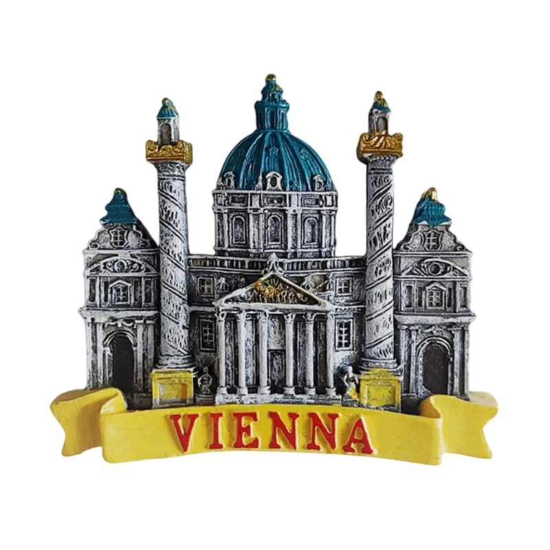vienna austria fridge magnet classic architecture landmark & elegant fridge display