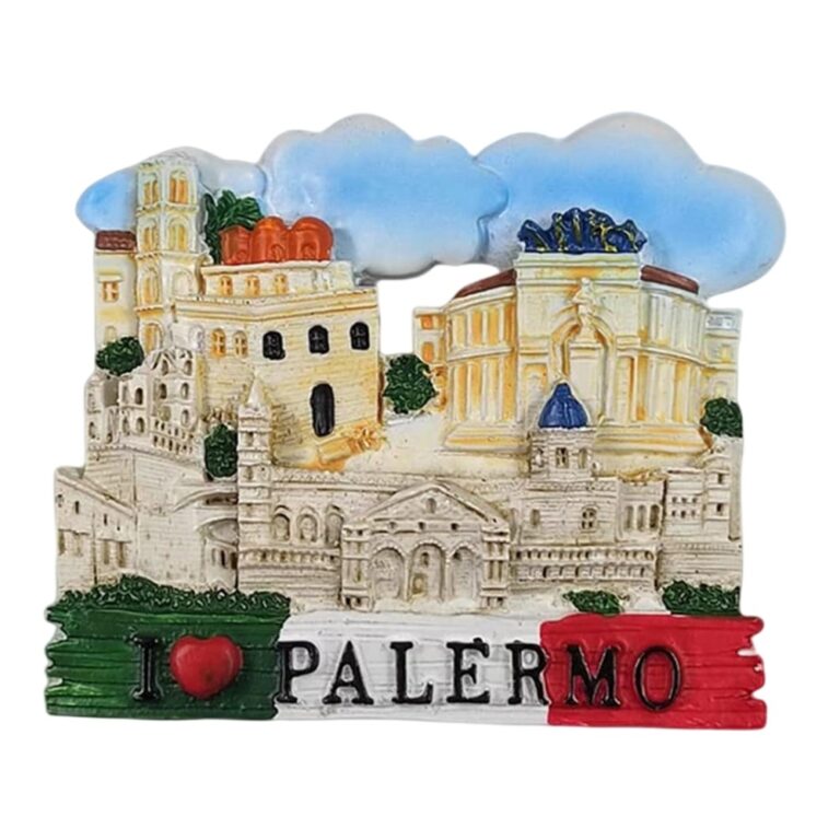 palermo italy fridge magnet architectural landmark souvenir & cultural travel keepsake