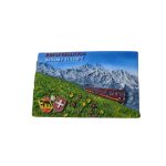 jungfraujoch switzerland mountain train fridge magnet – scenic 3d souvenir for nature and alpine lovers