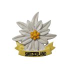 switzerland edelweiss flower fridge magnet – cute alpine souvenir gift for nature inspired kitchen decor