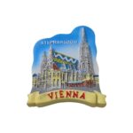 vienna stephansdom cathedral fridge magnets – austria travel souvenir & historical building decor