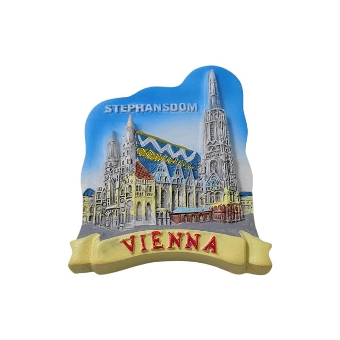 vienna stephansdom cathedral fridge magnets – austria travel souvenir & historical building decor