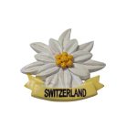 switzerland edelweiss flower fridge magnet – cute alpine souvenir gift for nature inspired kitchen decor