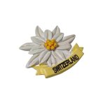 switzerland edelweiss flower fridge magnet – cute alpine souvenir gift for nature inspired kitchen decor