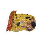 gustav klimt “the kiss” fridge magnets – austrian art souvenir & romantic decor gift