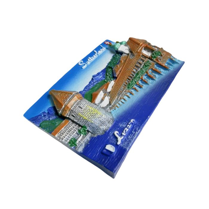 lucerne chapel bridge switzerland fridge magnet – scenic travel keepsake & classic gift for fridge or office
