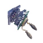 swiss cuckoo chalet clock fridge magnet – switzerland traditional cabin souvenir for rustic wall & fridge decor