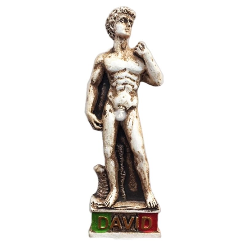 david statue italy fridge magnet – michelangelo’s renaissance sculpture souvenir & classic decor gift