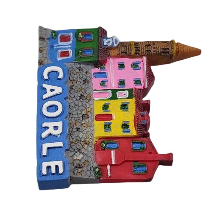 caorle italy fridge magnet colorful seaside village souvenir & coastal kitchen decor