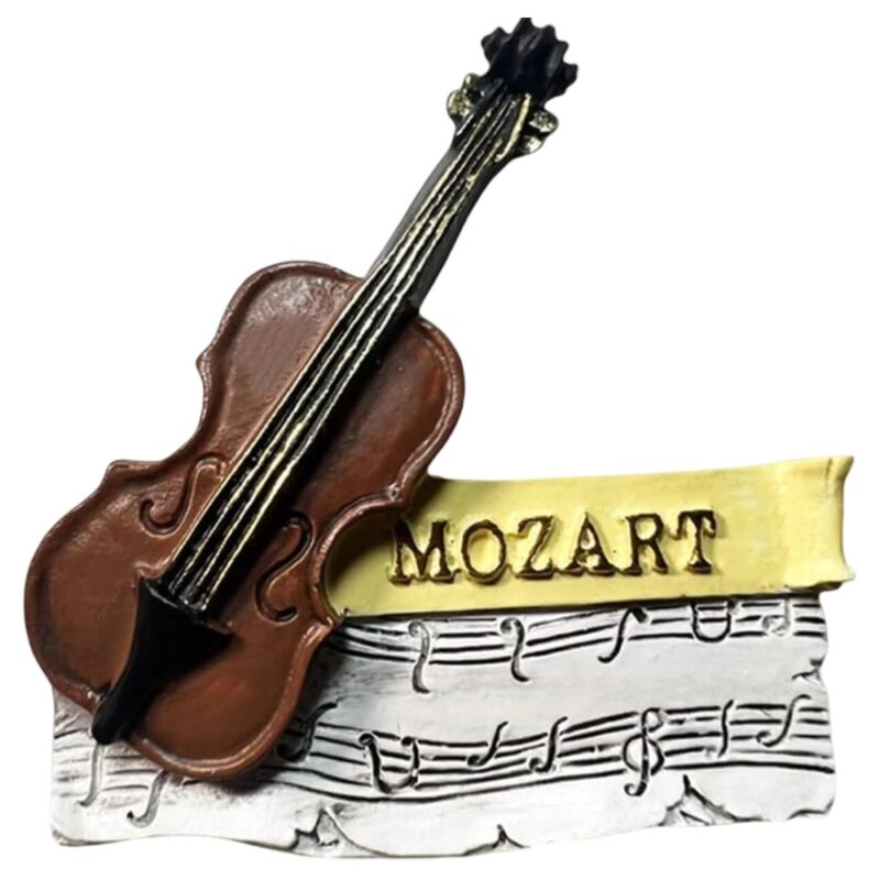mozart austria fridge magnet musical violin souvenir & artistic memo board ornament