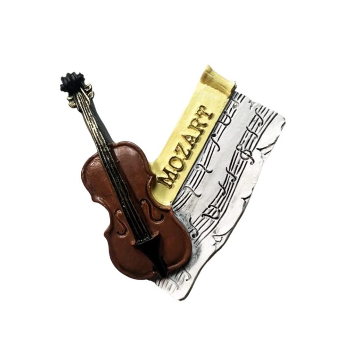 mozart austria fridge magnet musical violin souvenir & artistic memo board ornament