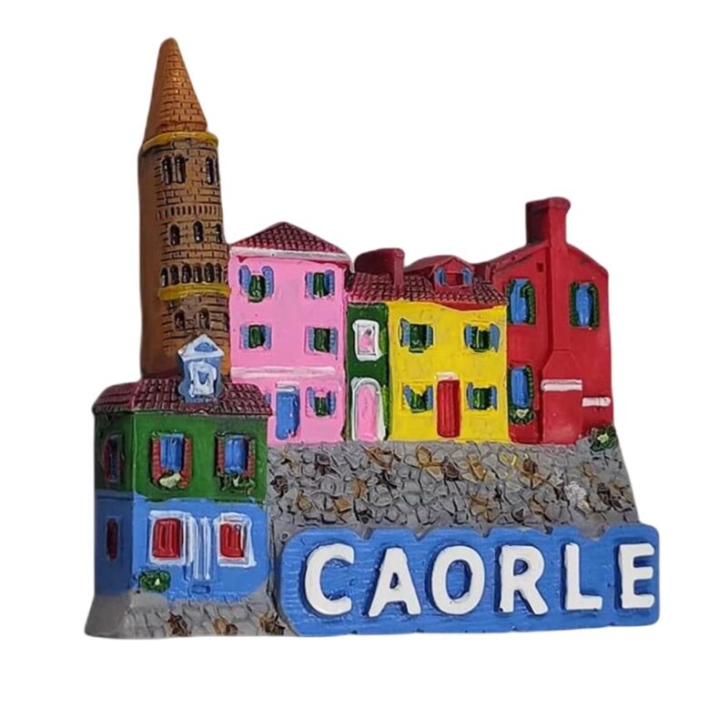 caorle italy fridge magnet colorful seaside village souvenir & coastal kitchen decor