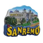 sanremo italy fridge magnet riviera city souvenir gift & retro travel vibe decoration