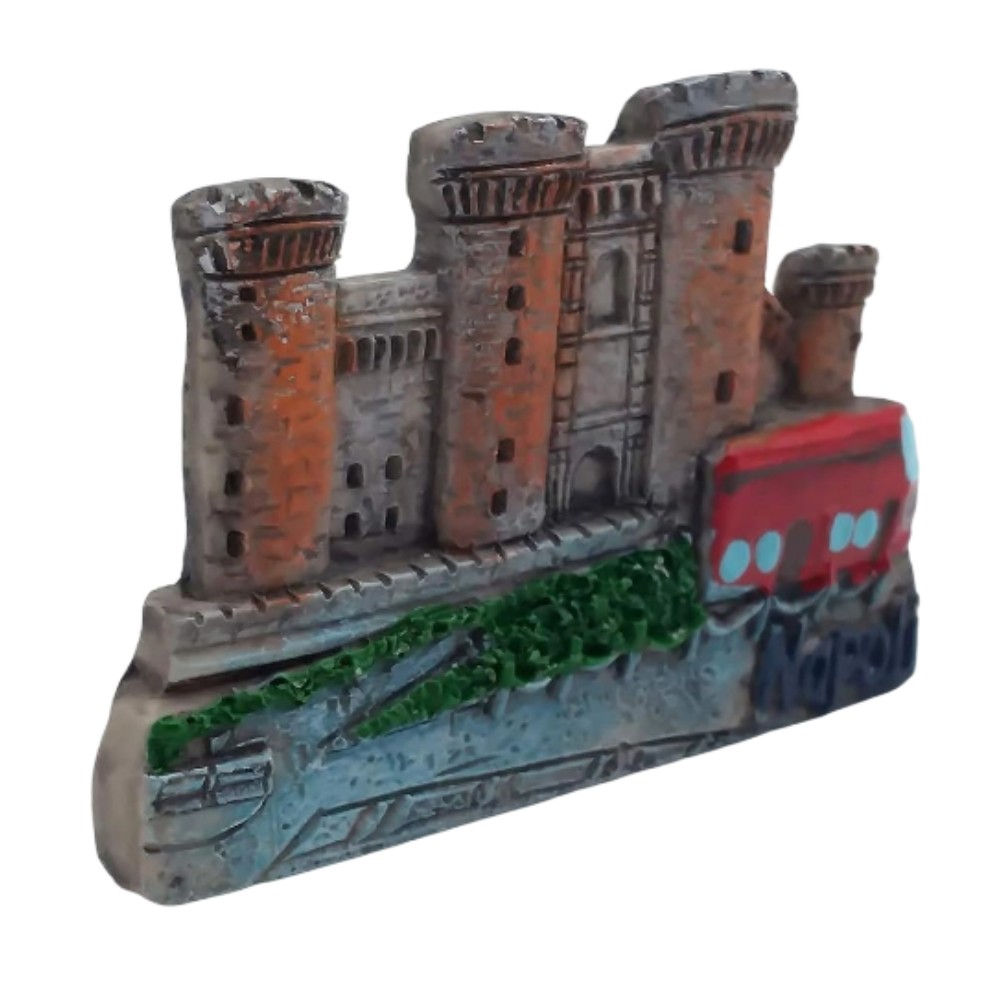 napoli italy castle fridge magnet – travel keepsake & memo board decor