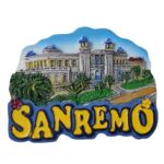 sanremo italy fridge magnet riviera city souvenir gift & retro travel vibe decoration