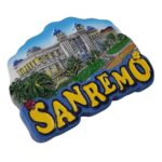 sanremo italy fridge magnet riviera city souvenir gift & retro travel vibe decoration