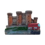 napoli italy castle fridge magnet – travel keepsake & memo board decor