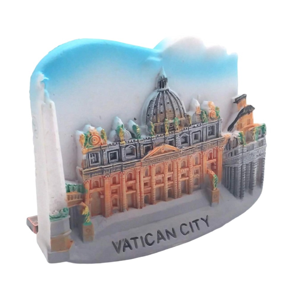 vatican city fridge magnet – miniature landmark souvenir & magnetic whiteboard ornament