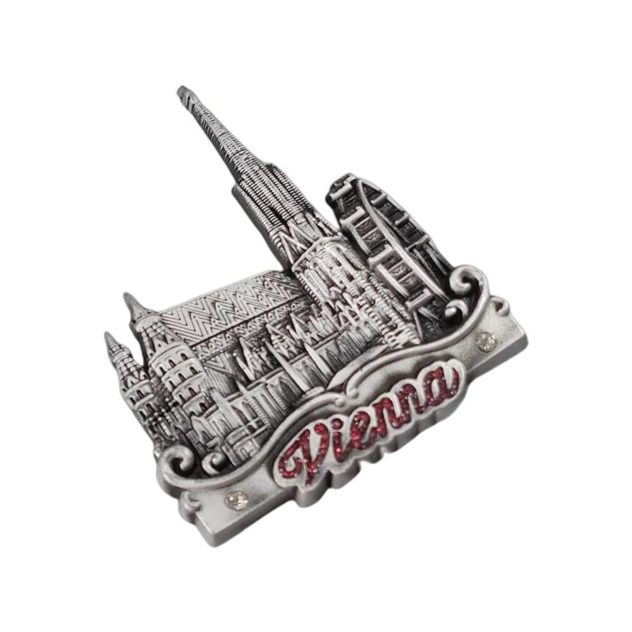 vienna austria fridge magnet – st. stephen’s cathedral design, european travel memento & office display