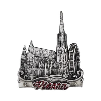 vienna austria fridge magnet – st. stephen’s cathedral design, european travel memento & office display