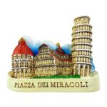 pisa italy fridge magnet – leaning tower landmark from piazza dei miracoli – classic travel decor