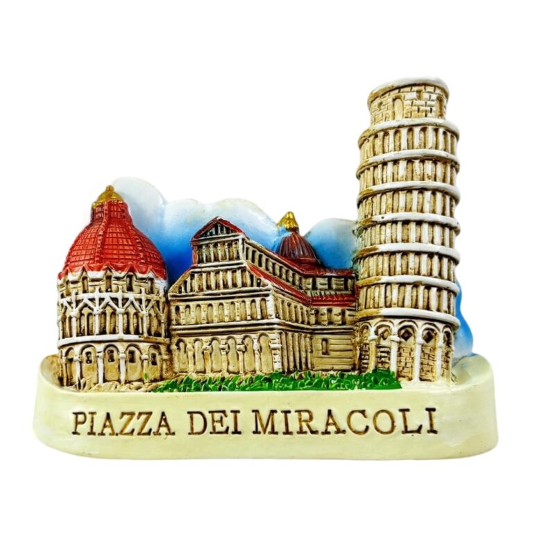 pisa italy fridge magnet – leaning tower landmark from piazza dei miracoli – classic travel decor