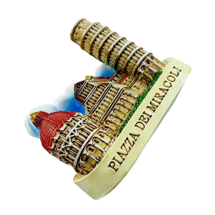 pisa italy fridge magnet – leaning tower landmark from piazza dei miracoli – classic travel decor
