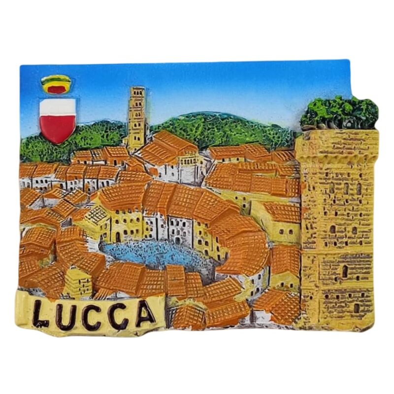 lucca italy fridge magnet – historic city travel keepsake for kitchen or office whiteboard display
