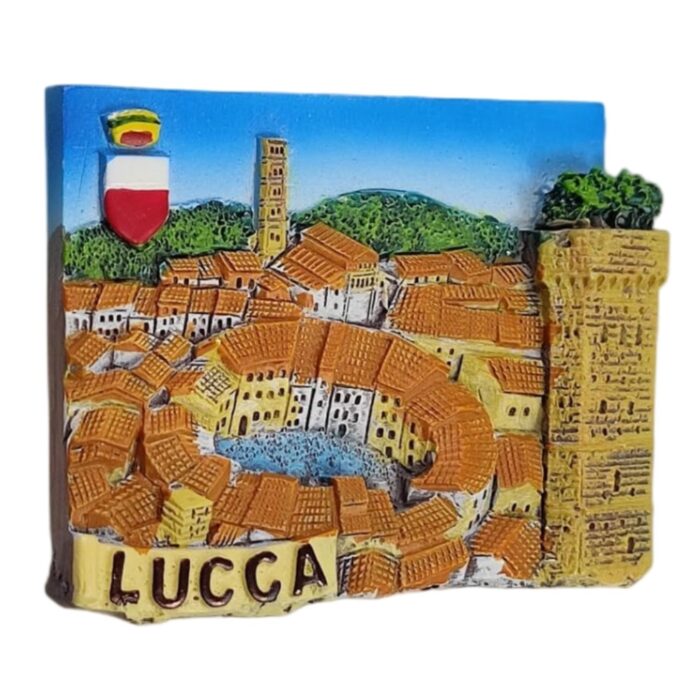lucca italy fridge magnet – historic city travel keepsake for kitchen or office whiteboard display