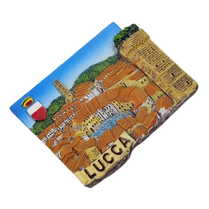 lucca italy fridge magnet – historic city travel keepsake for kitchen or office whiteboard display