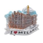 i love milano italy fridge magnet – cathedral travel keepsake & whiteboard display decor